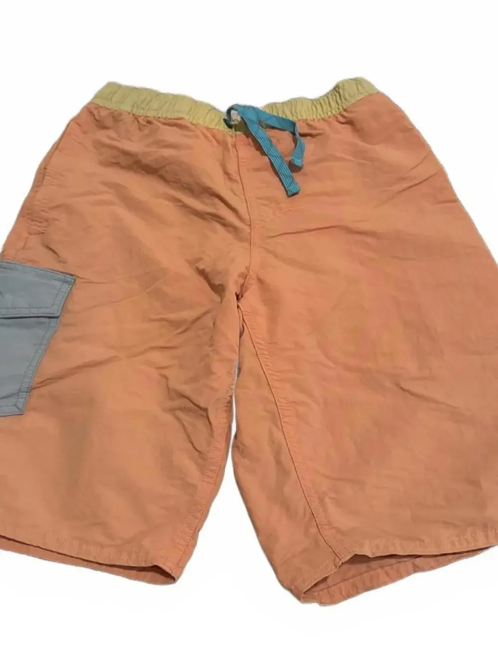 Patagonia Boys Orange Cargo Swim Trunks XL - Outdoor Casual